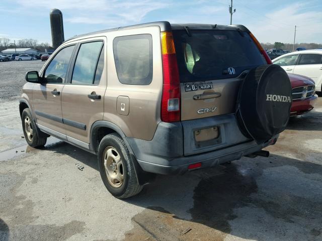 SHSRD68413U100743 - 2003 HONDA CR-V LX BROWN photo 3