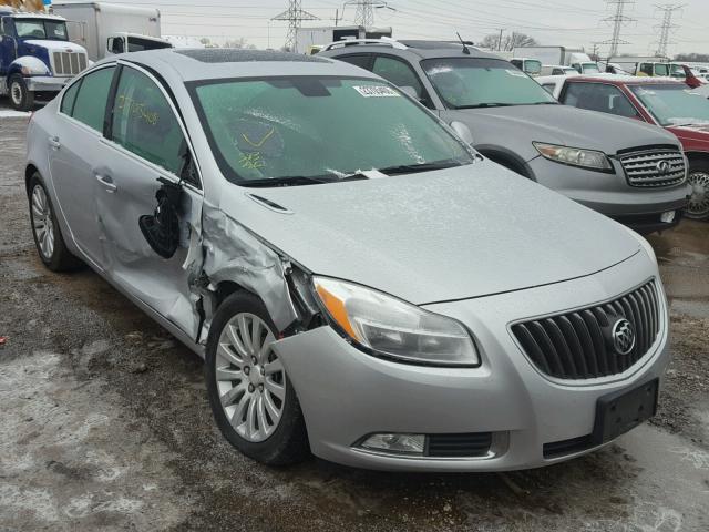 2G4GR5EK4C9157211 - 2012 BUICK REGAL SILVER photo 1