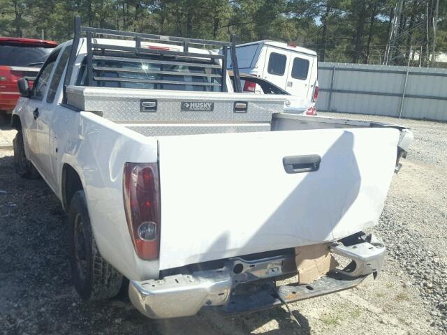 1GCCS199178155702 - 2007 CHEVROLET COLORADO WHITE photo 3