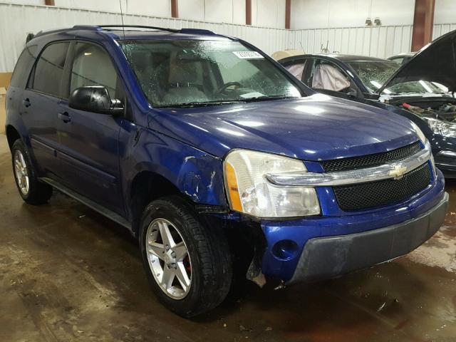 2CNDL73F456118502 - 2005 CHEVROLET EQUINOX LT BLUE photo 1