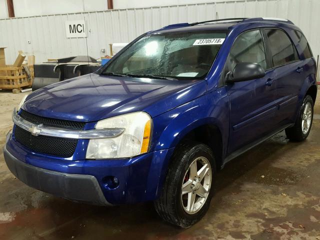 2CNDL73F456118502 - 2005 CHEVROLET EQUINOX LT BLUE photo 2