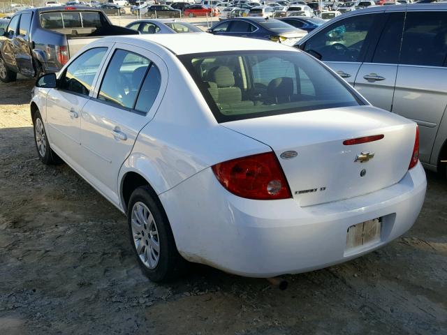 1G1AD5F54A7101293 - 2010 CHEVROLET COBALT 1LT WHITE photo 3