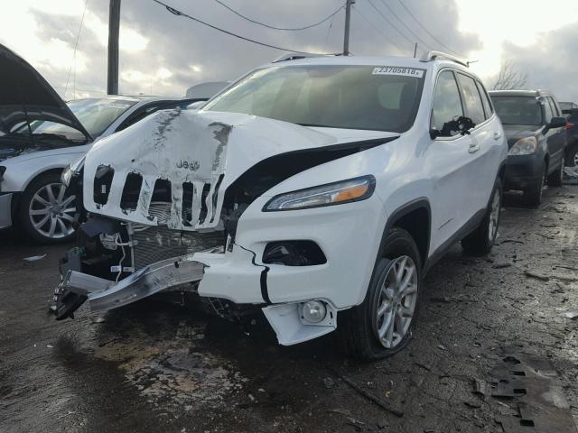 1C4PJMLB6JD556355 - 2018 JEEP CHEROKEE L WHITE photo 2