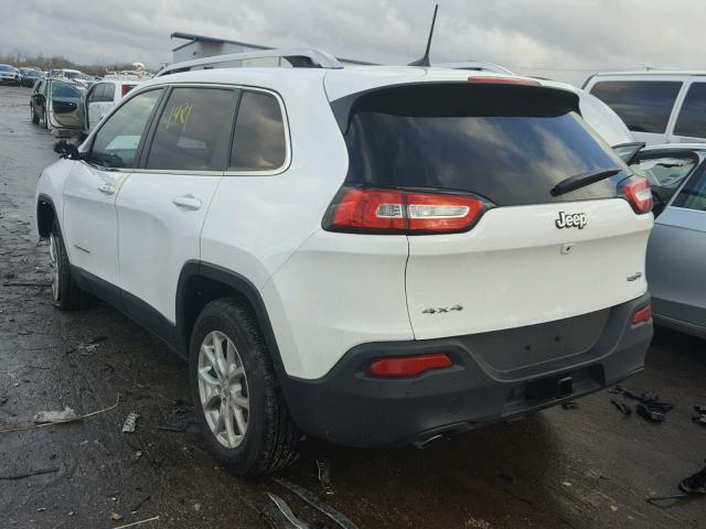 1C4PJMLB6JD556355 - 2018 JEEP CHEROKEE L WHITE photo 3