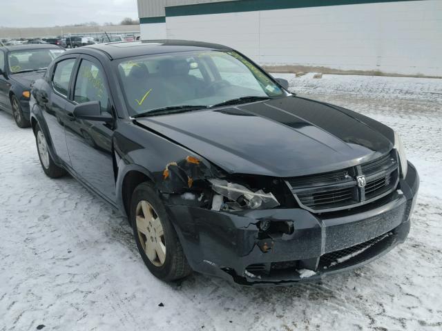 1B3LC46K58N588532 - 2008 DODGE AVENGER SE BLACK photo 1