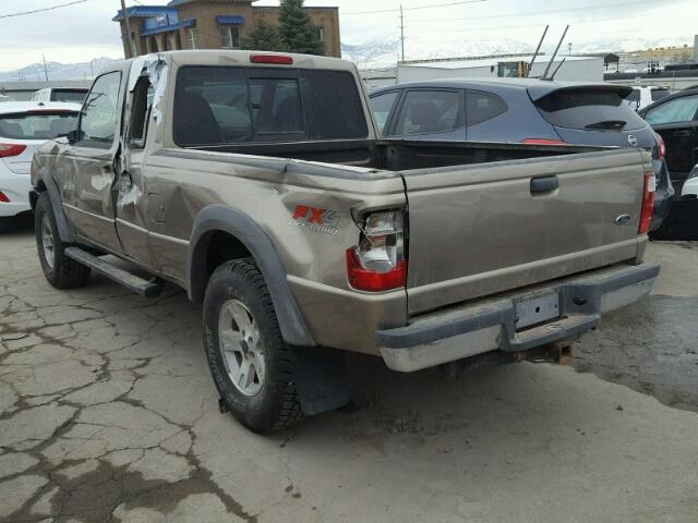 1FTZR45E53PA99631 - 2003 FORD RANGER SUP TAN photo 3