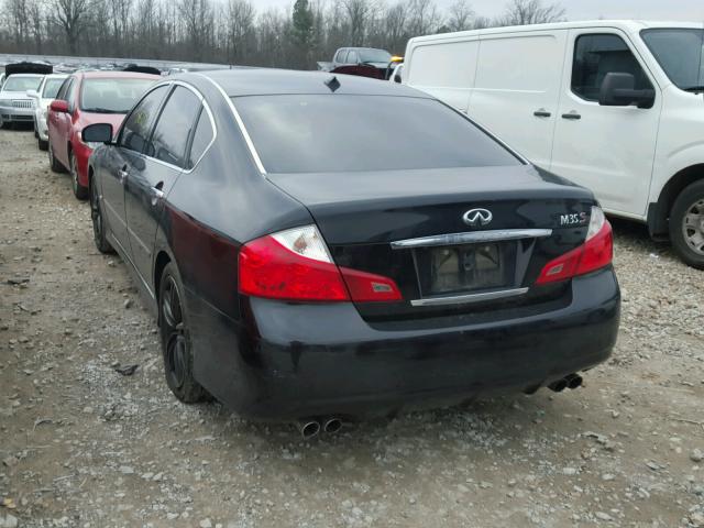 JNKAY01E98M604012 - 2008 INFINITI M35 BASE BLACK photo 3