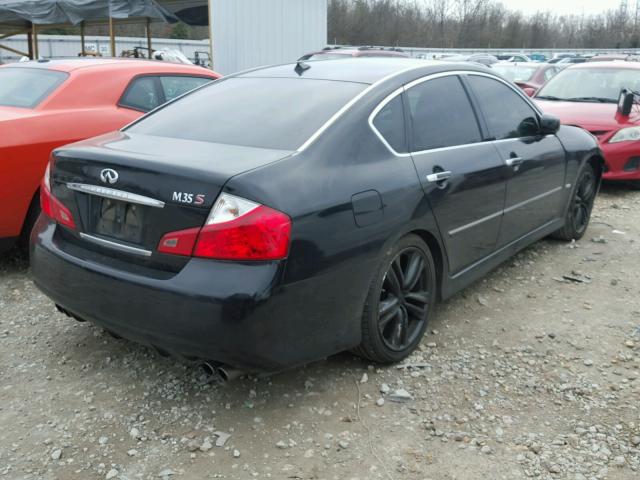 JNKAY01E98M604012 - 2008 INFINITI M35 BASE BLACK photo 4