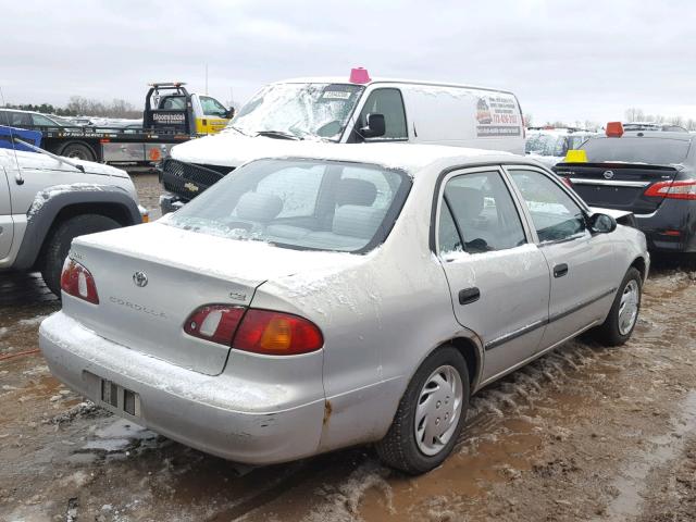 2T1BR12E0XC129675 - 1999 TOYOTA COROLLA VE SILVER photo 4