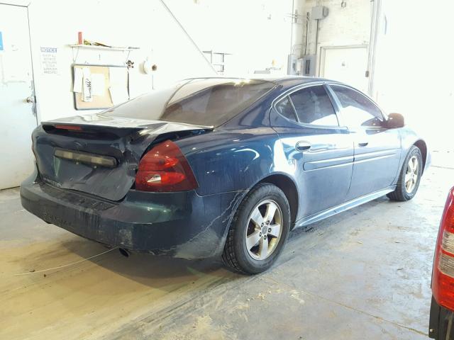 2G2WP522451276540 - 2005 PONTIAC GRAND PRIX BLUE photo 4