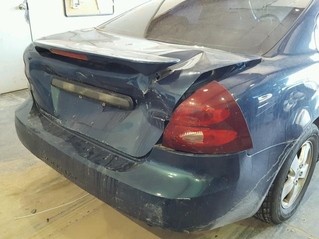 2G2WP522451276540 - 2005 PONTIAC GRAND PRIX BLUE photo 9