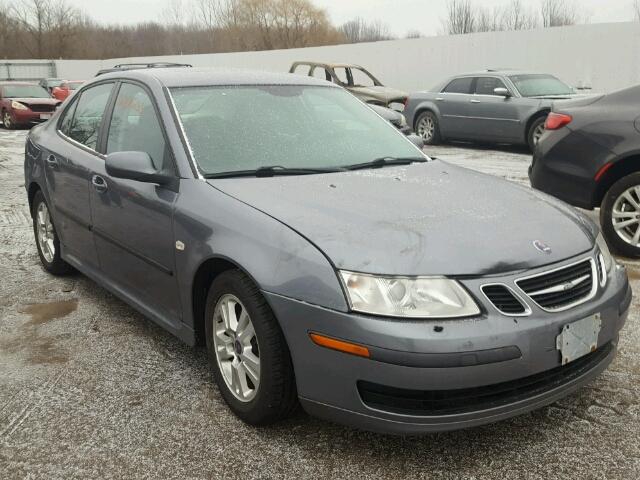 YS3FD49Y371142628 - 2007 SAAB 9-3 2.0T GRAY photo 1