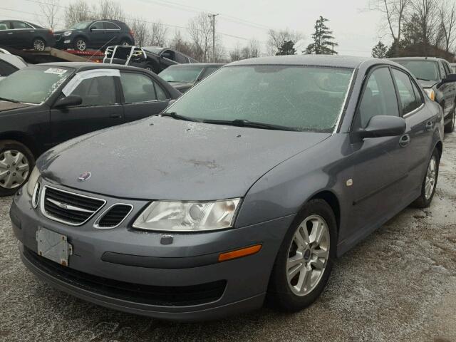 YS3FD49Y371142628 - 2007 SAAB 9-3 2.0T GRAY photo 2