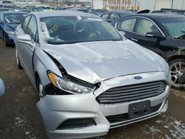 3FA6P0H70DR163718 - 2013 FORD FUSION SE GRAY photo 1