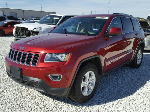 1C4RJEAG9EC125405 - 2014 JEEP GRAND CHER RED photo 2