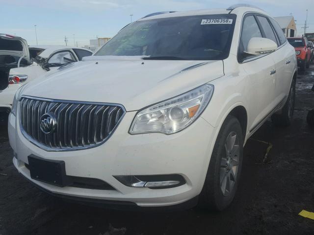 5GAKVBKD1EJ111715 - 2014 BUICK ENCLAVE WHITE photo 2