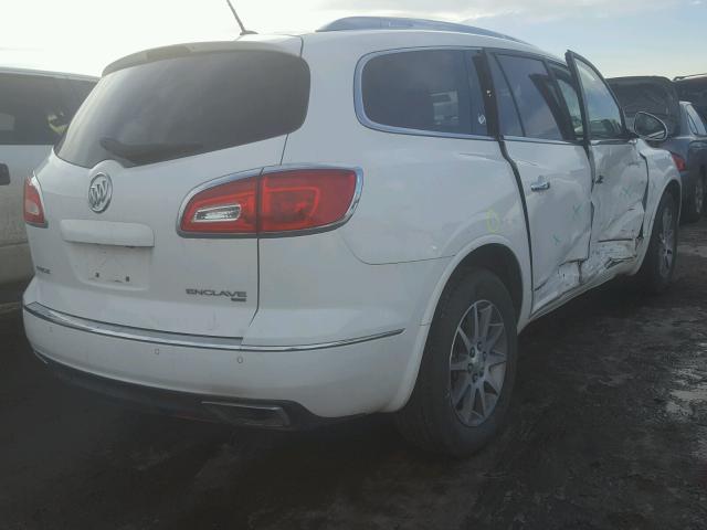 5GAKVBKD1EJ111715 - 2014 BUICK ENCLAVE WHITE photo 4