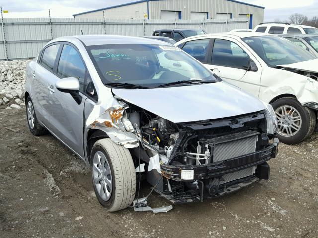 KNADM4A32G6624750 - 2016 KIA RIO LX SILVER photo 1