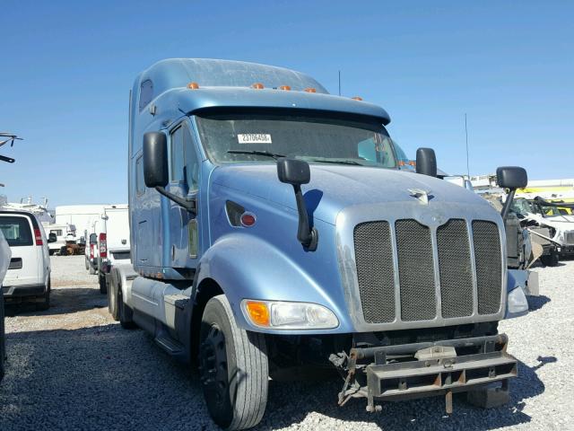 1XP7DB9X57D683605 - 2007 PETERBILT 387 BLUE photo 1