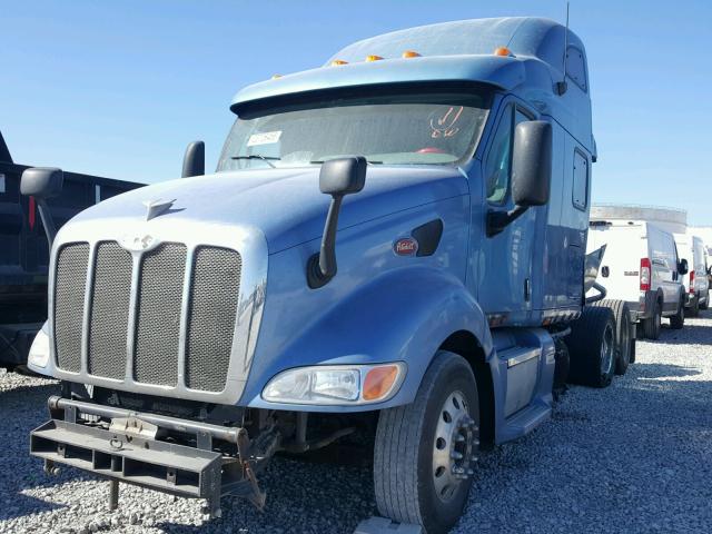 1XP7DB9X57D683605 - 2007 PETERBILT 387 BLUE photo 2