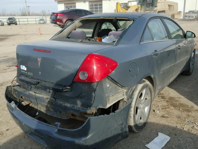 1G2ZG57B484191549 - 2008 PONTIAC G6 BASE GRAY photo 4