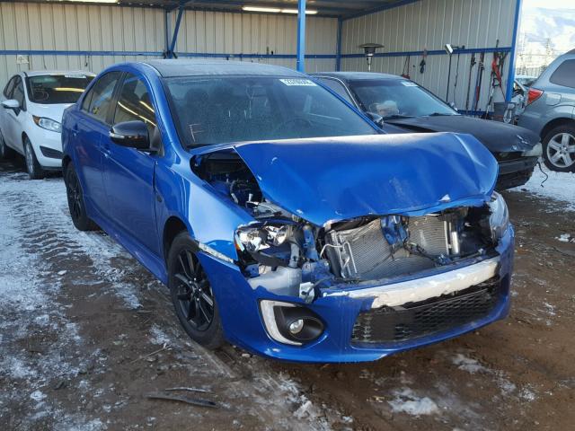 JA32U2FU8HU011110 - 2017 MITSUBISHI LANCER ES BLUE photo 1