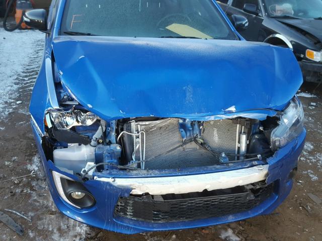 JA32U2FU8HU011110 - 2017 MITSUBISHI LANCER ES BLUE photo 7