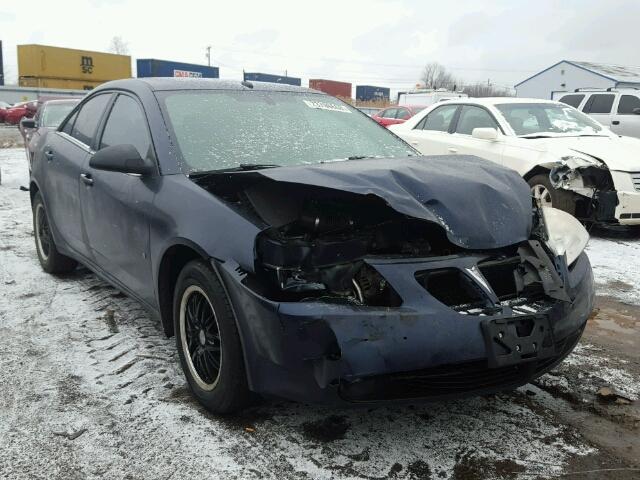 1G2ZF57B984284764 - 2008 PONTIAC G6 VALUE L BLUE photo 1