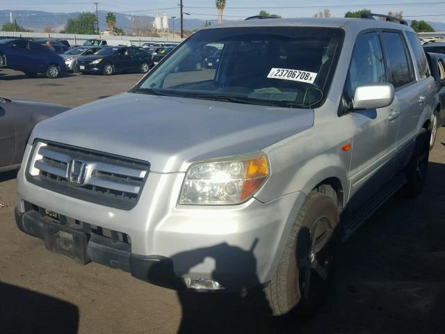 2HKYF18436H519134 - 2006 HONDA PILOT EX SILVER photo 2