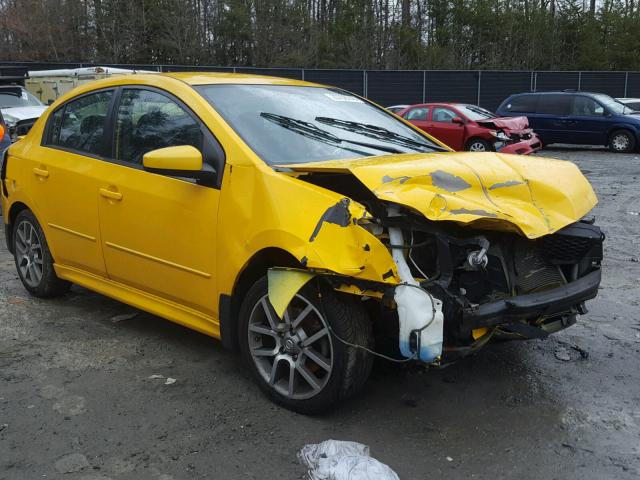 3N1BB61E58L655157 - 2008 NISSAN SENTRA SE- YELLOW photo 1