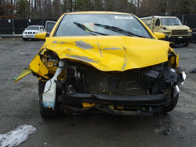 3N1BB61E58L655157 - 2008 NISSAN SENTRA SE- YELLOW photo 9