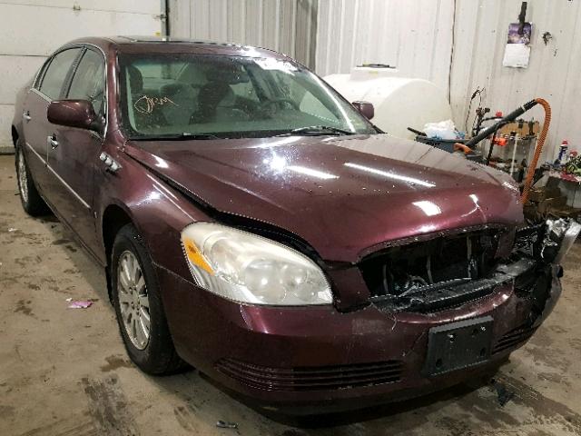 1G4HP57246U163850 - 2006 BUICK LUCERNE CX MAROON photo 1