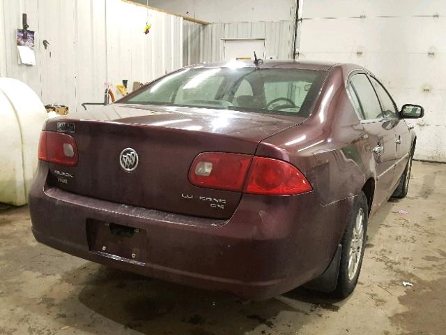 1G4HP57246U163850 - 2006 BUICK LUCERNE CX MAROON photo 4