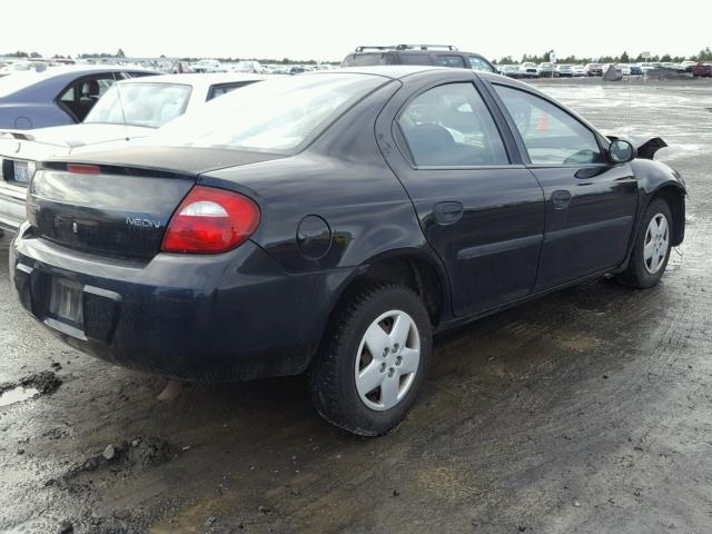 1B3ES26C65D249742 - 2005 DODGE NEON BASE BLACK photo 4