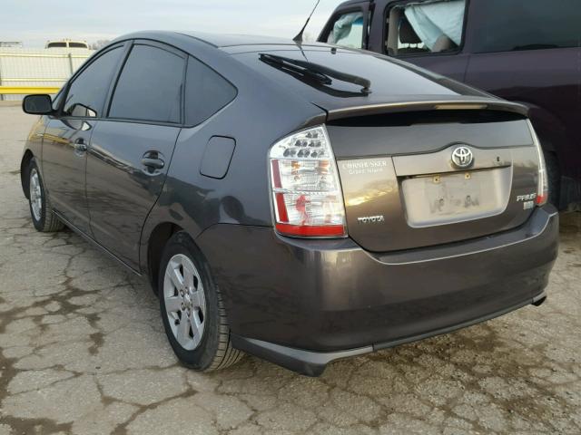 JTDKB20U083461985 - 2008 TOYOTA PRIUS BLACK photo 3