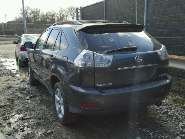 2T2HA31U05C076507 - 2005 LEXUS RX 330 BLUE photo 3