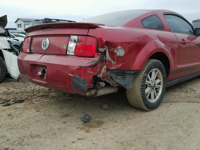 1ZVHT80N895115169 - 2009 FORD MUSTANG RED photo 9