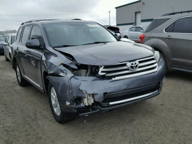 5TDBK3EHXBS054845 - 2011 TOYOTA HIGHLANDER GRAY photo 1