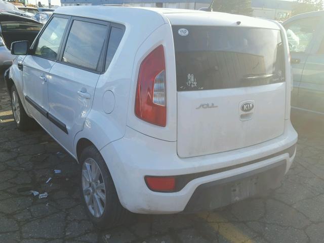 KNDJT2A62D7510728 - 2013 KIA SOUL + WHITE photo 3