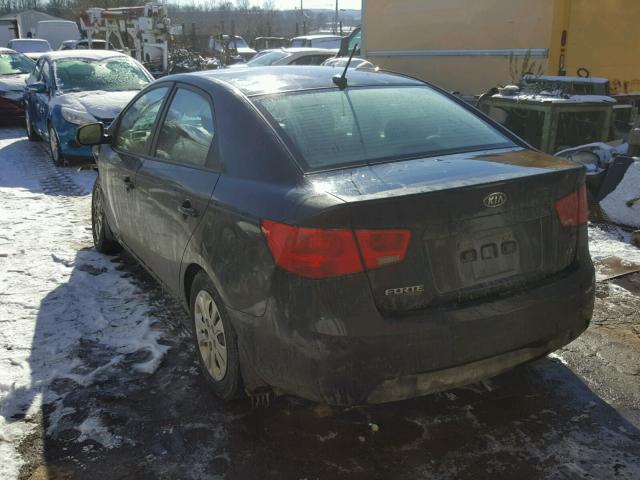 KNAFU4A24D5739786 - 2013 KIA FORTE EX BLUE photo 3