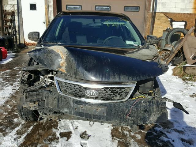 KNAFU4A24D5739786 - 2013 KIA FORTE EX BLUE photo 7