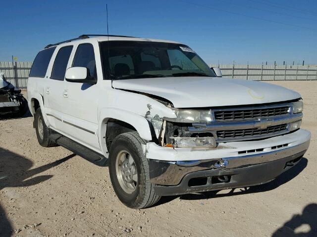 3GNEC16T61G255969 - 2001 CHEVROLET SUBURBAN C WHITE photo 1