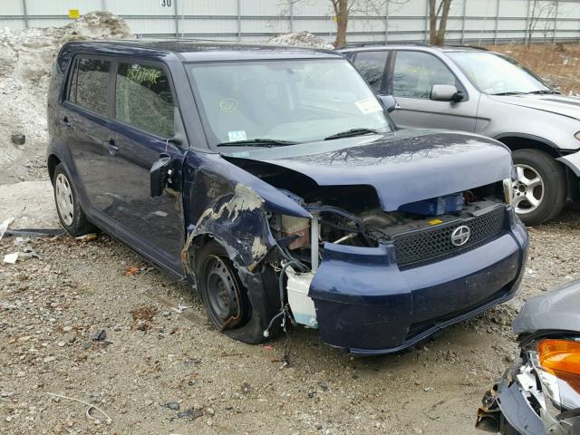 JTLKE50E181024336 - 2008 TOYOTA SCION XB BLUE photo 1