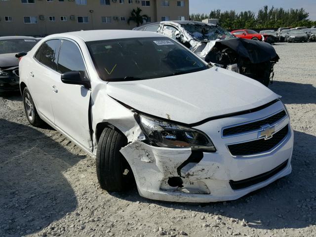 1G11B5SA1DF161034 - 2013 CHEVROLET MALIBU LS WHITE photo 1