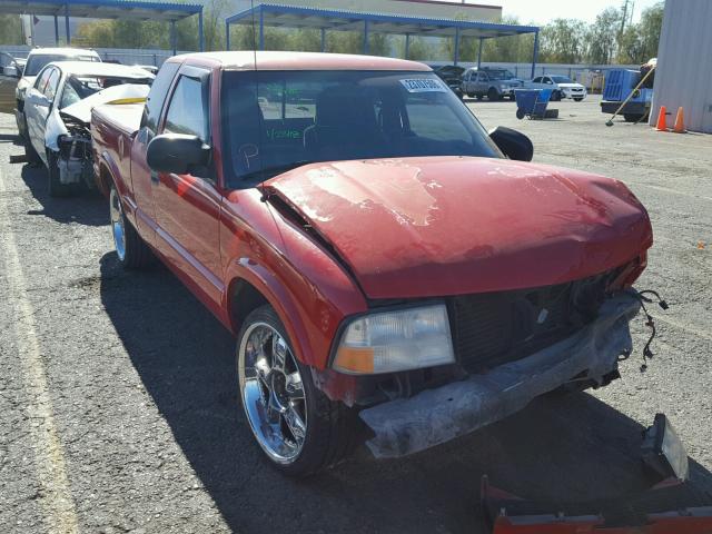 1GTCS19W8Y8149564 - 2000 GMC SONOMA RED photo 1