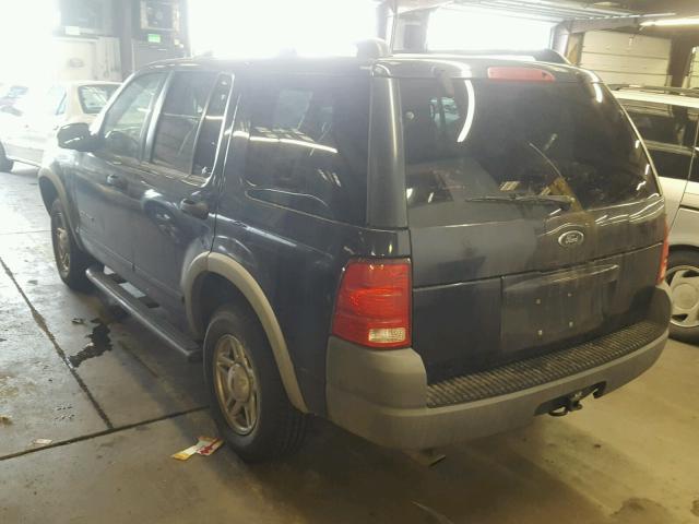 1FMZU72E82ZA22321 - 2002 FORD EXPLORER X BLUE photo 3