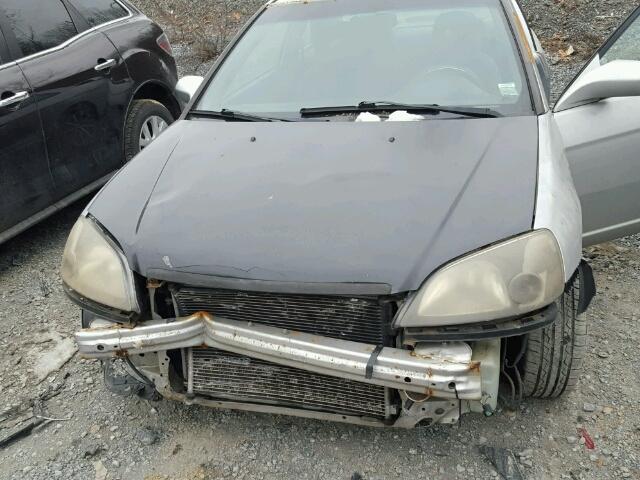 1HGEM219X2L106137 - 2002 HONDA CIVIC EX SILVER photo 7