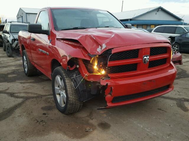 3D7JB1ET7BG631291 - 2011 DODGE RAM 1500 RED photo 1