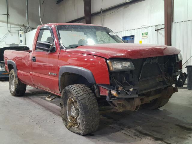 1GCHK24U66E270089 - 2006 CHEVROLET SILVERADO RED photo 1