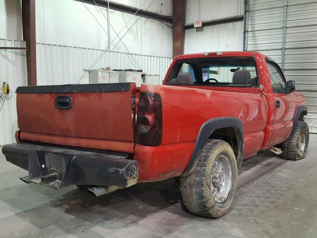 1GCHK24U66E270089 - 2006 CHEVROLET SILVERADO RED photo 4